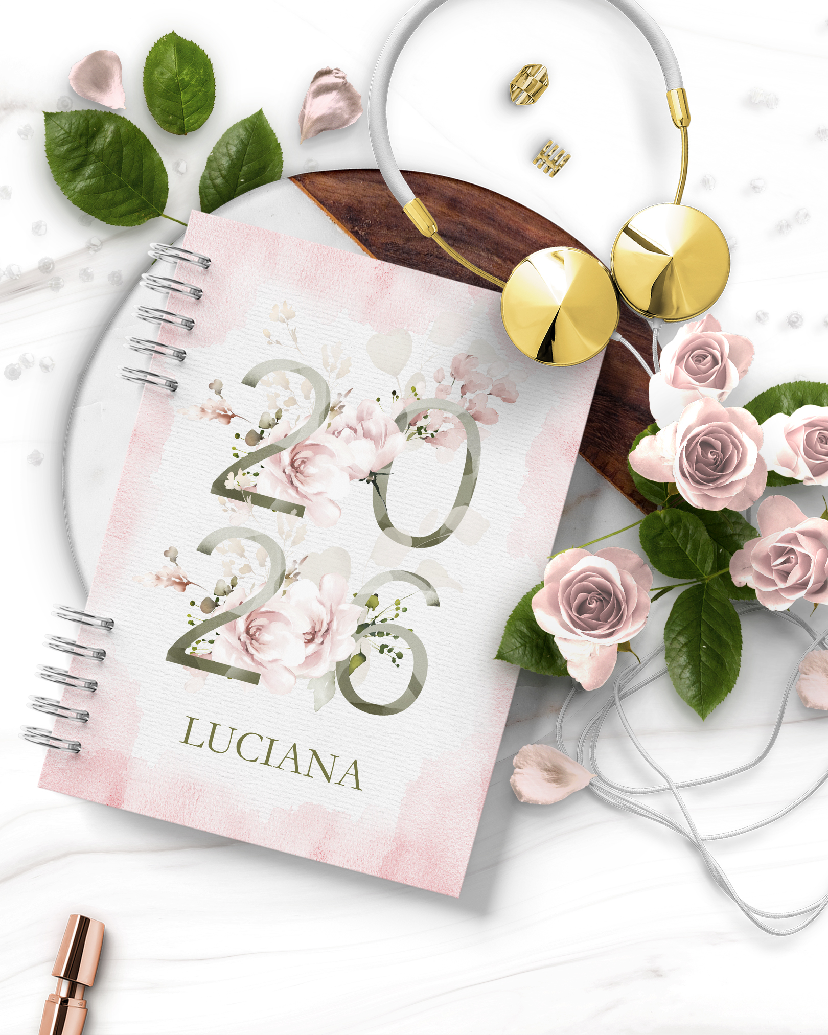 Agenda Floral A5