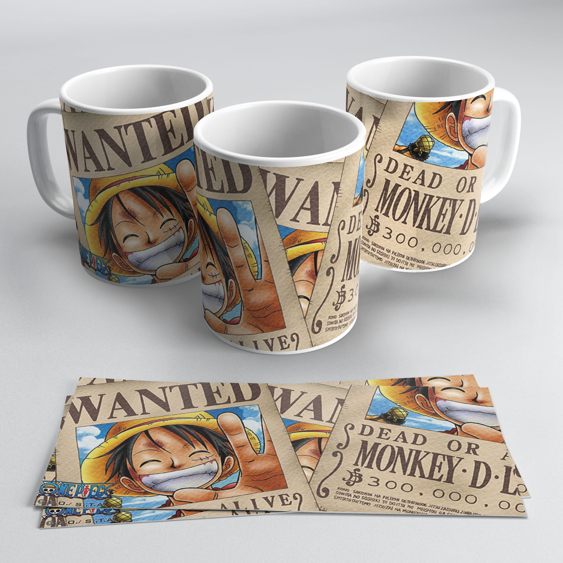 Caneca de Anime Branca