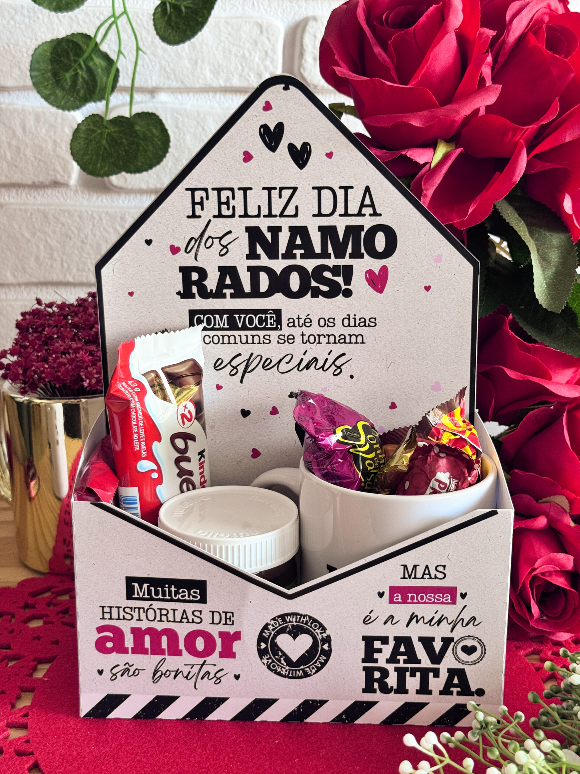 Caixa Envelope com Canecas